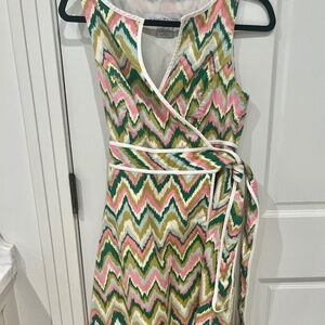 Lesley Evers Wrap Dress, Sz S